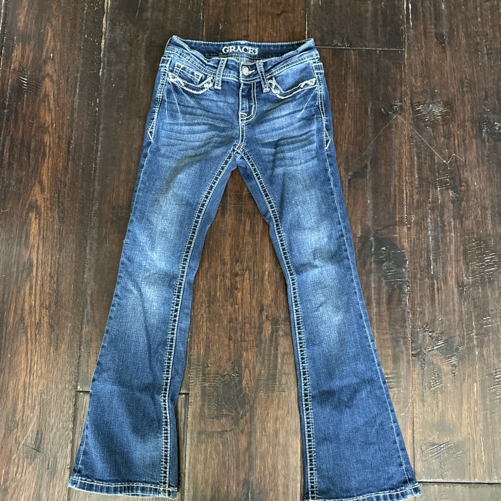 Grace Girls Blue Jeans